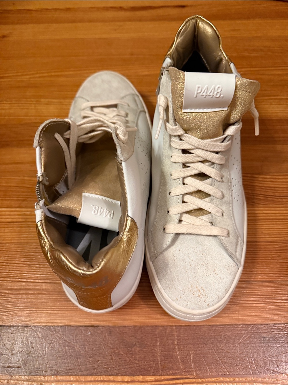 P448 Thea Mid Top Sneakers